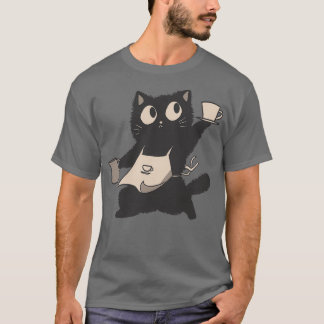Barista Cat T Shirt