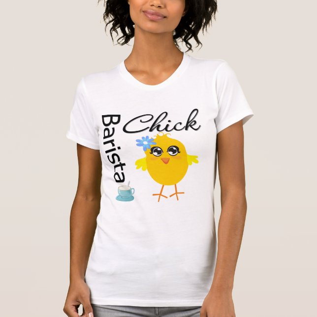 Barista chick t-shirt (Framsida)