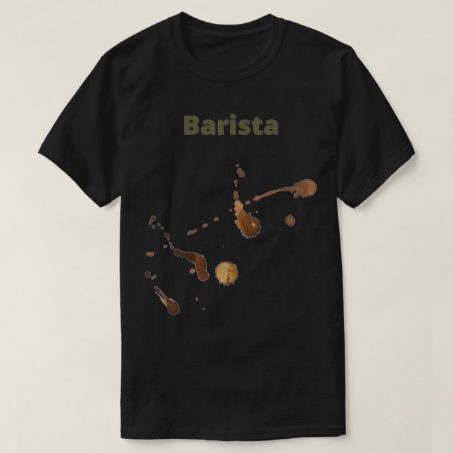 Barista Coffee 24 T Shirt (Design framsida)
