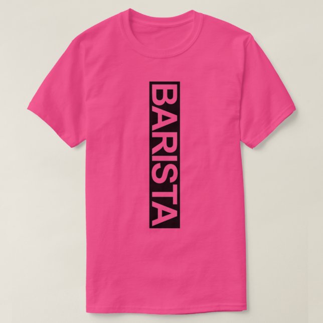 Barista Coffee Älskare Espresso Sate Art Text Esse T Shirt (Design framsida)