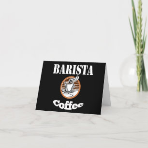 Barista Coffee Helgkort