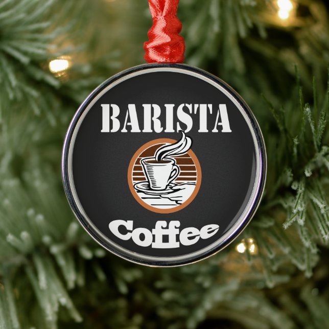Barista Coffee Julgransprydnad Metall (Träd)