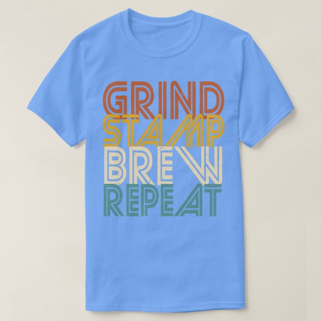 Barista Coffee Maker Merch Brew Day T Shirt (Design framsida)