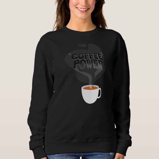 Barista Coffee Power T Shirt (Framsida)