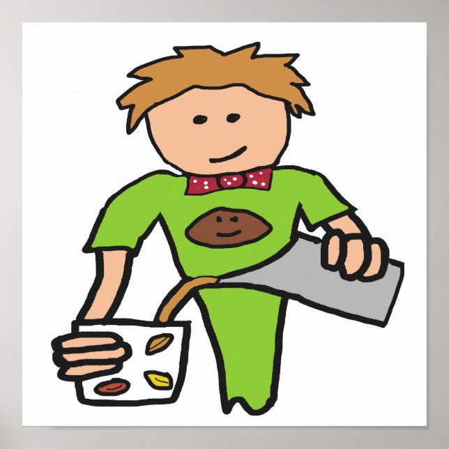 Barista Coffee Shop Poster (Framsidan)