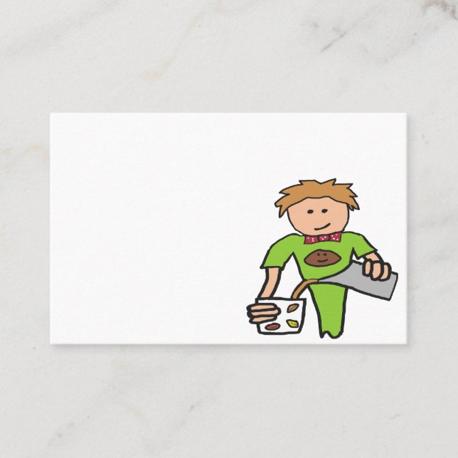 Barista Coffee Shop Visitkort (Framsida)