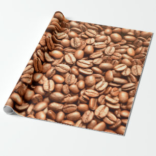 Barista Coffeehouse Shop Coffee Beans Mönster Presentpapper