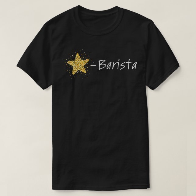 Barista Coffeeshop Employee Coffee T Shirt (Design framsida)