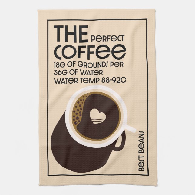 Barista Coffeeshop Kökshandduk (Vertikal)