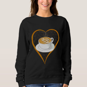 Barista Cute Coffee Heart Coffee Cappuccino T Shirt