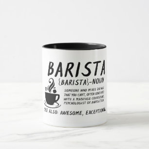 Barista Definition Mugg