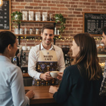 Barista folk coffee — kaffeebrun med karamell