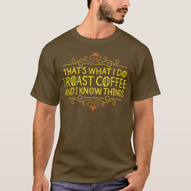 Barista ger roliga kaffedrycker Kaffe T Shirt (Framsida)