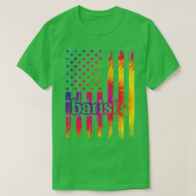 Barista Gifts Coffeemaker Kaffe Pub Coffee Älskare T Shirt (Design framsida)