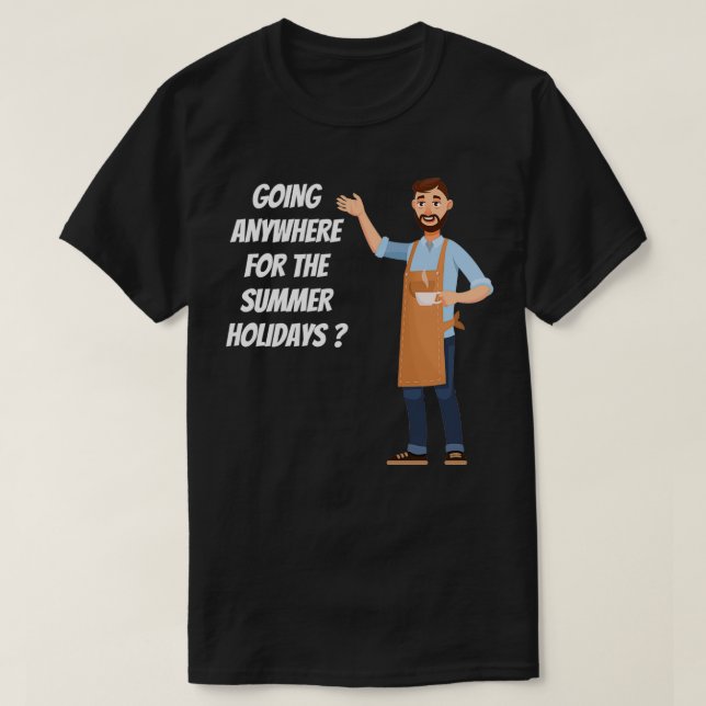 Barista Hälsning T Shirt (Design framsida)