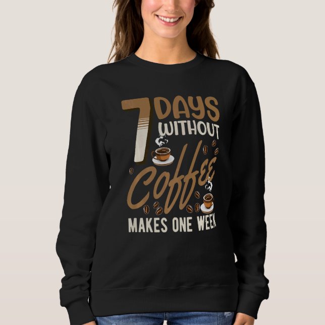 Barista Humor Caffeine Coffee Drinker T Shirt (Framsida)