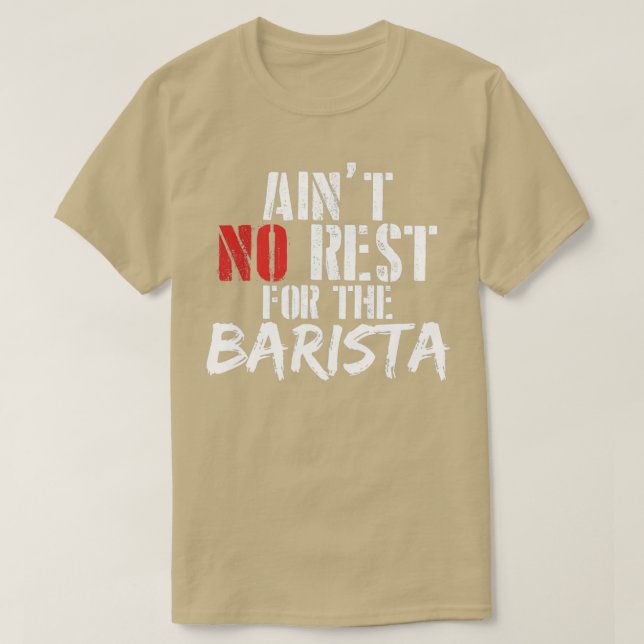 Barista-jobbgåvor till henne t shirt (Design framsida)