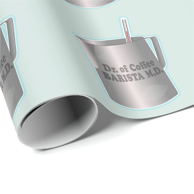 Barista-kaffet skapar lustigt doktor presentpapper (Rullad Hörn)