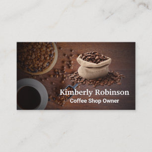 Barista Påse kaffebönor Visitkort