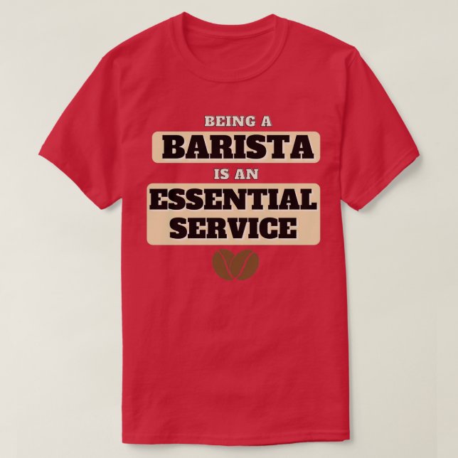 Barista Services T Shirt (Design framsida)
