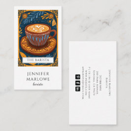 Barista Tarot Visitkort