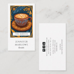 Barista Tarot Visitkort