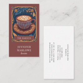 Barista Tarot Visitkort