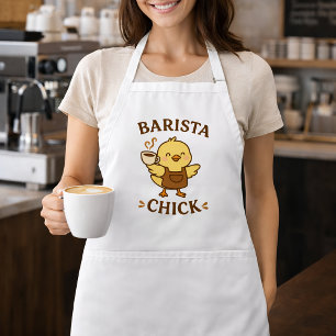 Barista Tjej – Sött Kaffebögarpresent Förkläde