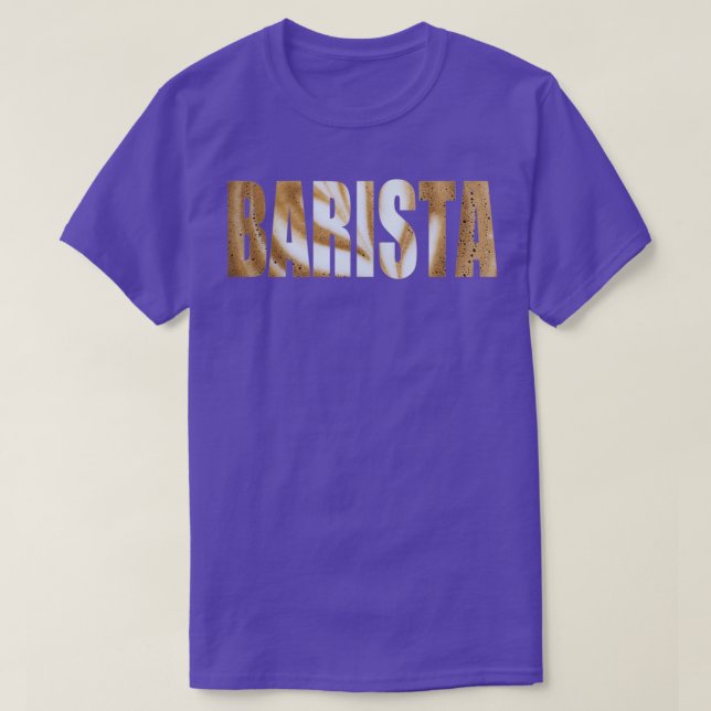 BARISTA TYPOGRAPHY 1 T SHIRT (Design framsida)