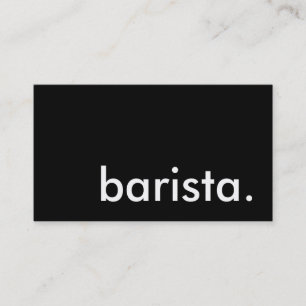 barista. visitkort