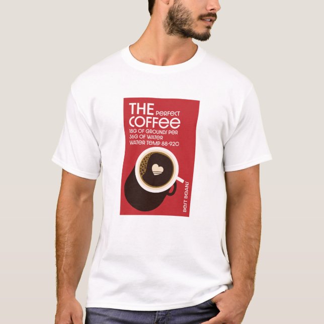 Baristas Coffee Cafe T Shirt (Framsida)