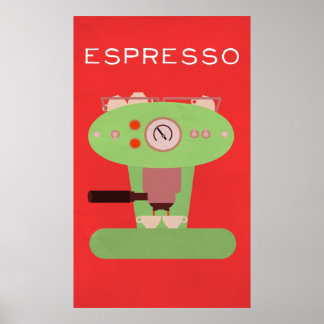 Baristas konstsamling: Espresso Poster