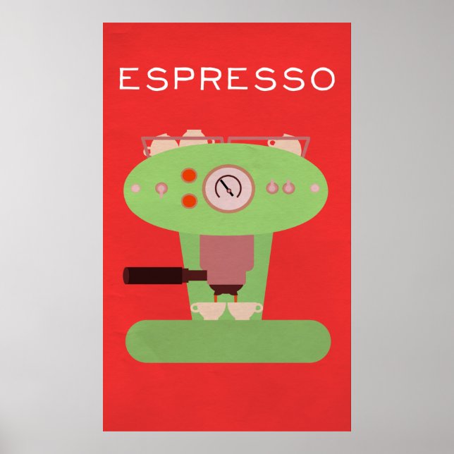 Baristas konstsamling: Espresso Poster (Framsidan)