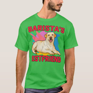 Baristax27s Bestkompis Labrador Retriever Hund Kär T Shirt