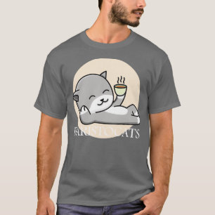 Baristo Cat Coffee Barista Shirt T