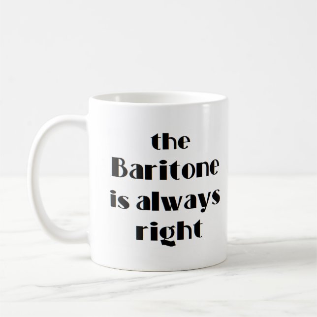 baritation är alltid höger kaffemugg (Vänster)