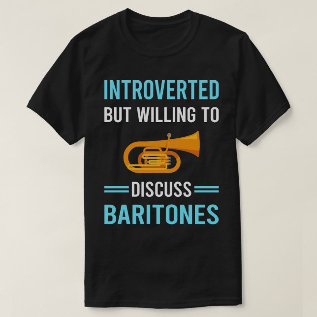 Baritone Baritones T Shirt (Design framsida)