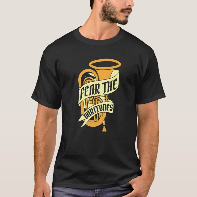 Baritone Bass Euphonium 1 T Shirt (Framsida)