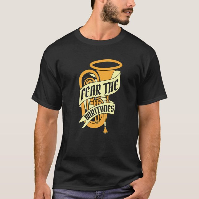 Baritone Bass Euphonium 1 T Shirt (Framsida)