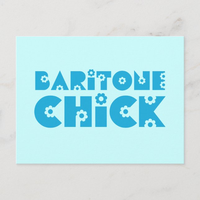 Baritone Chick Vykort (Framsida)