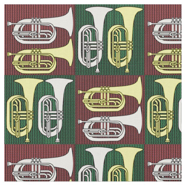 Baritone Crosshatch Tyg (Närbild)