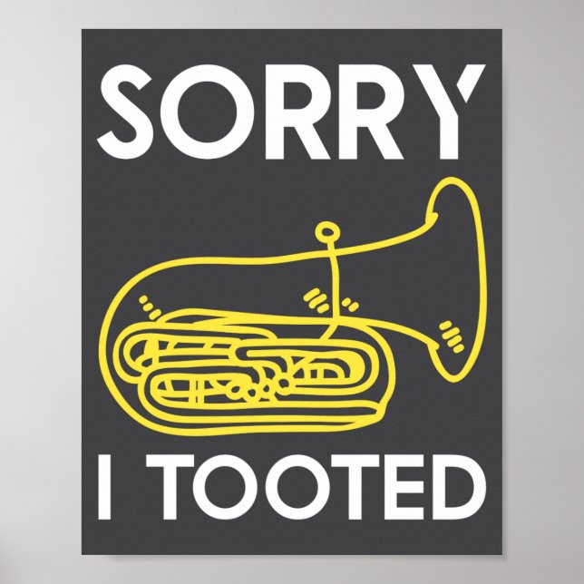 Baritone Definition Funny Orchestra Singer  Poster (Framsidan)