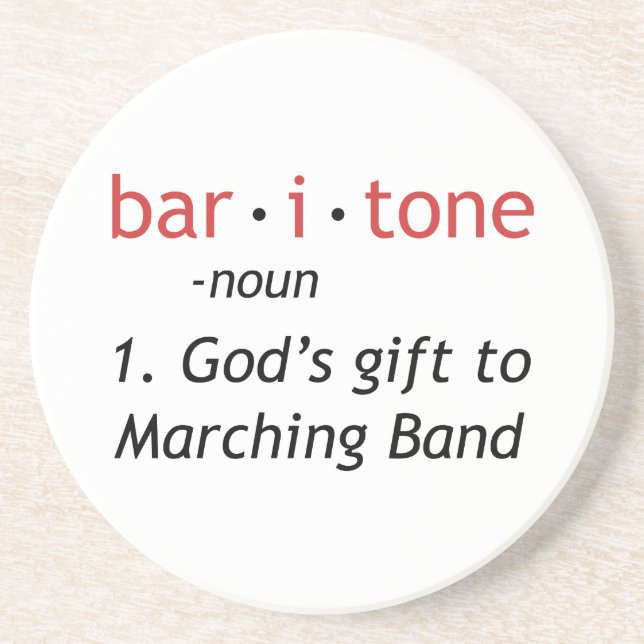 Baritone Definition Underlägg Sandsten (Framsidan)