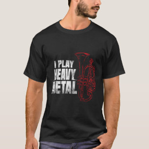 Baritone Euphonium för Band Musician T Shirt