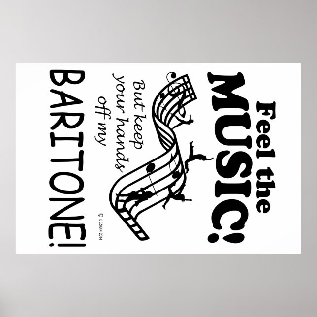 Baritone känner musiken poster (Framsidan)