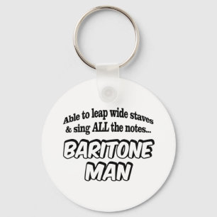 Baritone Man - Musiksuperhjälten Nyckelring
