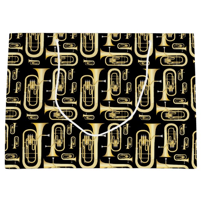 Baritone Musician Band Teacher Large Gift Bag (Framsidan)