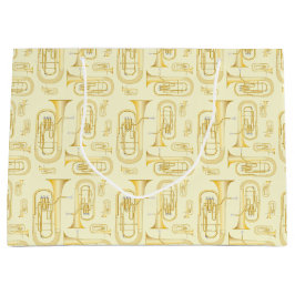 Baritone Musician Band Teacher Large Gift Bag