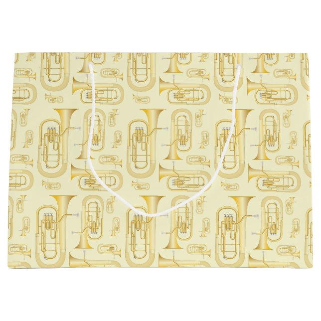 Baritone Musician Band Teacher Large Gift Bag (Framsidan)