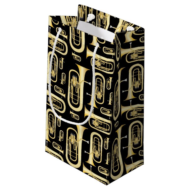 Baritone Musician Band Teacher Medium Gift Bag (Baksidan Vinklad)